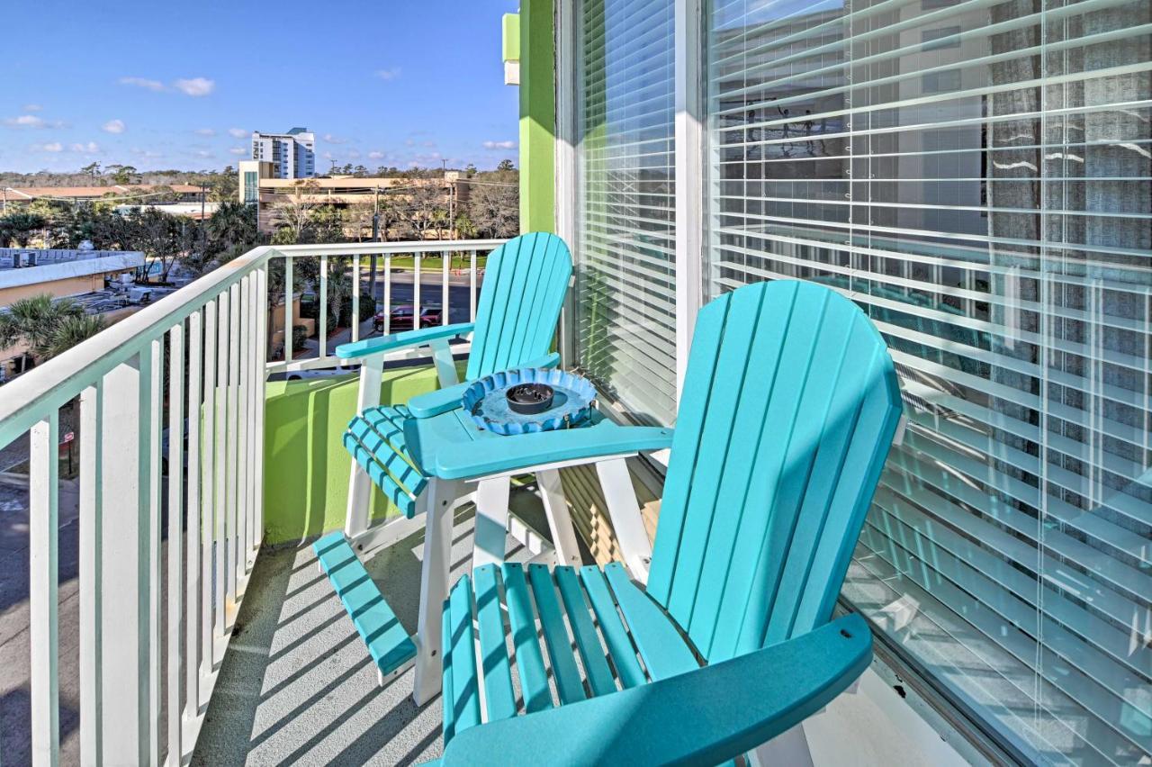 Beachfront Condo In Myrtle Beach With Pool Access Exterior photo